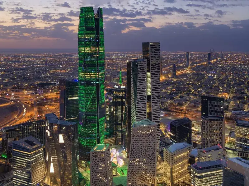 The Riyadh skyline